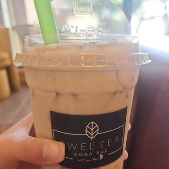 Sweetea Boba Bar - Roasted oolong milk tea with tiramisu foam - Acai Bowls Near Me - Destin, Florida Sweetea Boba Bar - Roasted oolong milk tea with tiramisu foam - Acai Bowls Near Me - Destin, Florida