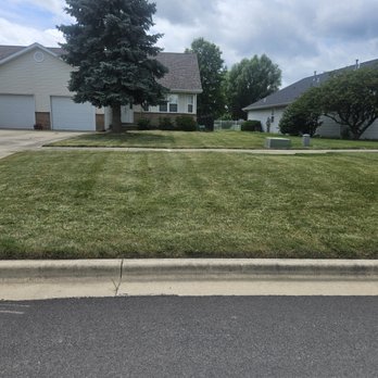 Pipers Hardscape Hooligans - Mowed front yard - Lawn Services Near Me - Carlinville, Illinois Pipers Hardscape Hooligans - Mowed front yard - Lawn Services Near Me - Carlinville, Illinois
