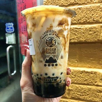 Tiger Sugar - Brown Sugar Black Tea with Boba - Bubble Tea Near Me - Flushing, New York