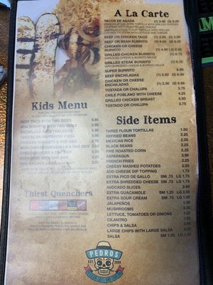 Menu photo 1 Pedro's Taco Shack McDonough, GA Menu photo 1 Pedro's Taco Shack McDonough, GA