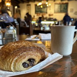 French Pastry Shop - French Pastry Shop, $4.95 chocolate croissant & $4.80 Latte