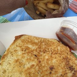 Hank's Down South - Grilled cheese and order of fries