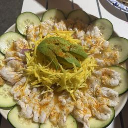 Aguachile de mango Aguachile de mango