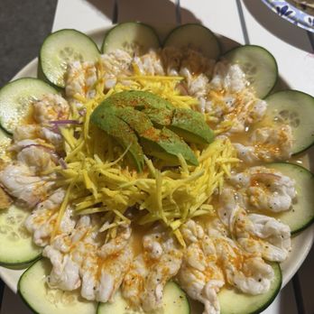 Mr. Shrimp - Aguachile de mango - Food Trucks Near Me - San Jose, California