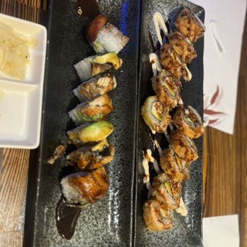 Yanagi Sushi - Golden California Roll Dragon Roll - Sushi Bars Near Me - Paso Robles, California Yanagi Sushi - Golden California Roll Dragon Roll - Sushi Bars Near Me - Paso Robles, California