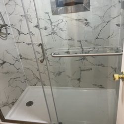 JJ's Home Repair Services - New walk in shower.