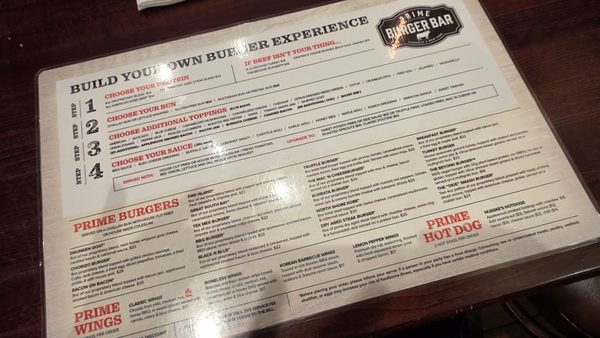 Menu photo 3 Prime Burger Bar Commack, NY Menu photo 3 Prime Burger Bar Commack, NY