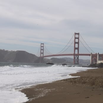 Baker Beach - The view of the Golden Gate Bridge from the beach - Parks Near Me - San Francisco, California