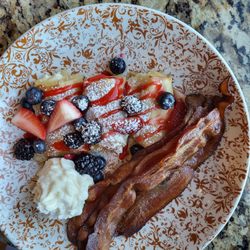 This is our breakfast at Icha-Maajoh. Everything was delicious and Keri our server was spot on.
