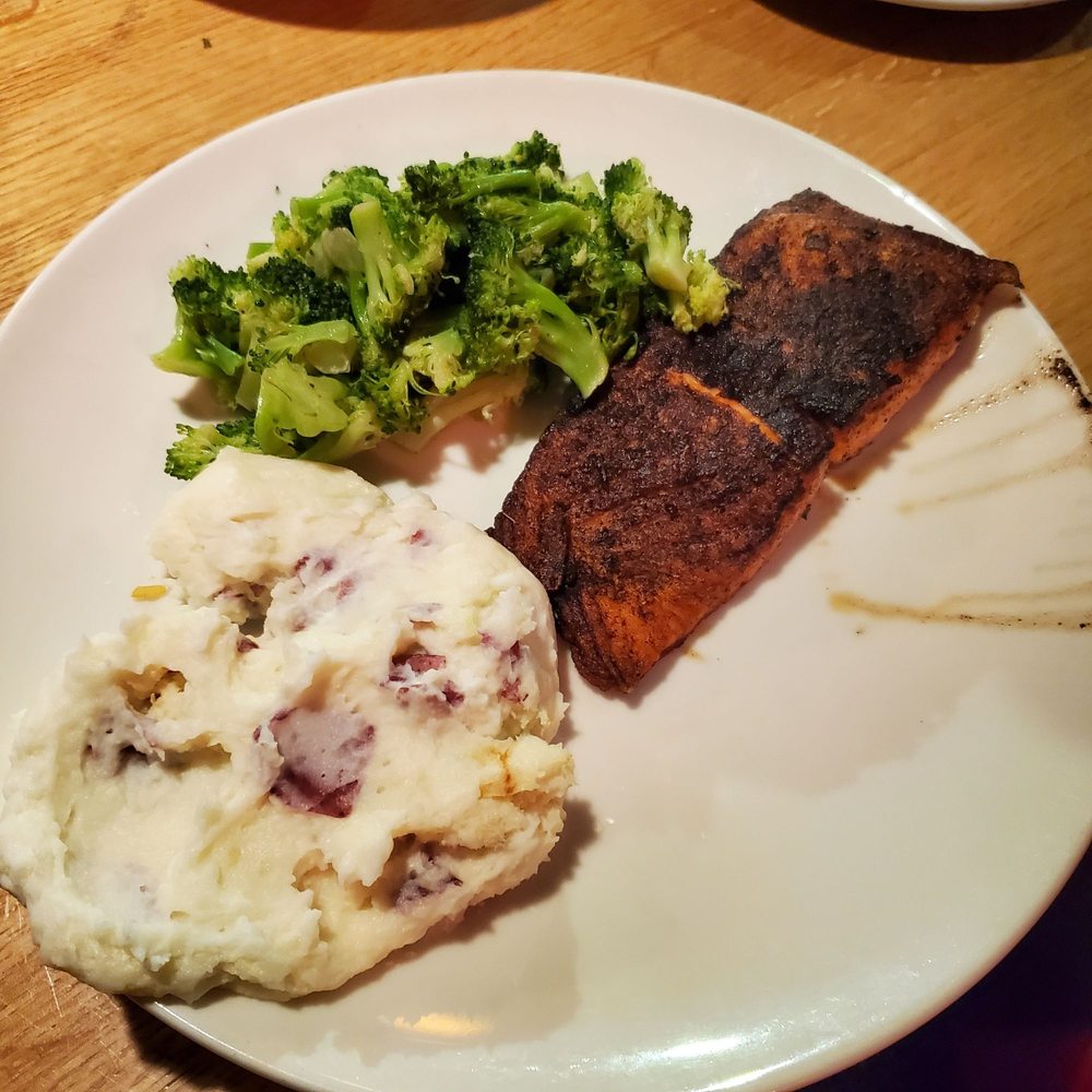 Applebee's Grill + Bar - Salmon dinner - Sports Bars Near Me - Bradley, Illinois