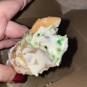 Rosie's Sidekick - As you can see the green dye is bleeding into this weird sour filling. - Sandwiches Near Me - Chicago, Illinois