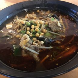 Duck Blood Hot Pot Noodles
