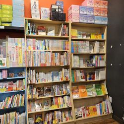 Inside the bookstore.