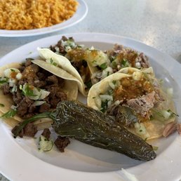 Carnitas & Carne Asada tacos Carnitas & Carne Asada tacos