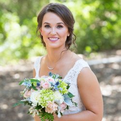 Photo by Laura Christin Photography; Makeup by Janice; Hair by Nancy Vestal Bridal