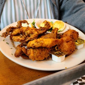 Halterman’s Eatery - Soft shells, hushpuppies, deviled eggs - Seafood Near Me - Manquin, Virginia Halterman’s Eatery - Soft shells, hushpuppies, deviled eggs - Seafood Near Me - Manquin, Virginia