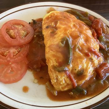 Villa Basque Café - Spanish Chicken Omelet with NO Chicken and Tomatoes instead of Potatoes. So delicious!!! - Delis Near Me - Carson City, Nevada Villa Basque Café - Spanish Chicken Omelet with NO Chicken and Tomatoes instead of Potatoes. So delicious!!! - Delis Near Me - Carson City, Nevada