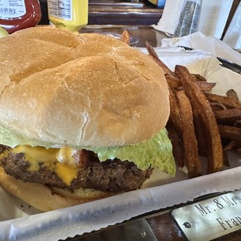 Bradley's Olde Tavern - a cheeseburger and fries - Burgers Near Me - Jackson, Georgia Bradley's Olde Tavern - a cheeseburger and fries - Burgers Near Me - Jackson, Georgia
