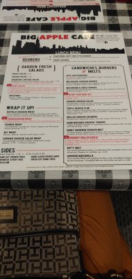 Menu photo 4 Big Apple Cafe Newark, OH