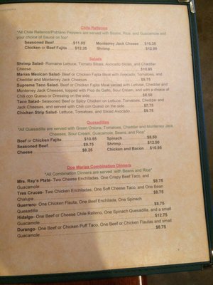Menu photo 5 Dos Marias Paris, TX