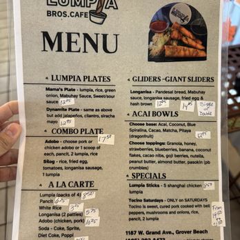 Lumpia Bros Cafe - Menu - Coffee & Tea Near Me - Grover Beach, California Lumpia Bros Cafe - Menu - Coffee & Tea Near Me - Grover Beach, California