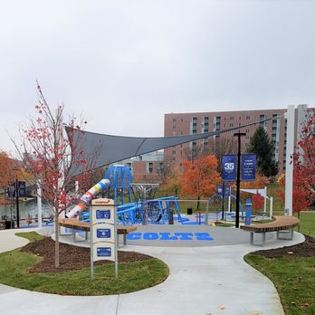Colts Canal Playspace - view from south end - Parks Near Me - Indianapolis, Indiana