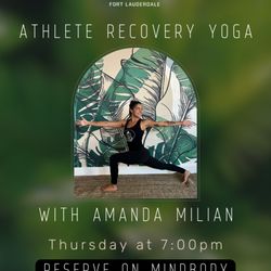 The Space - Athlete recovery Yoga.
