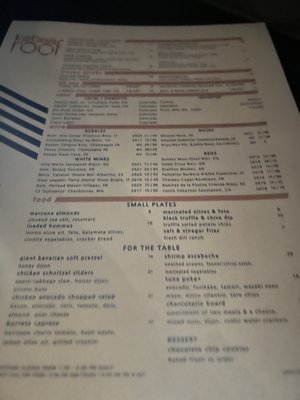 Menu photo 3 Kisbee on the Roof Denver, CO