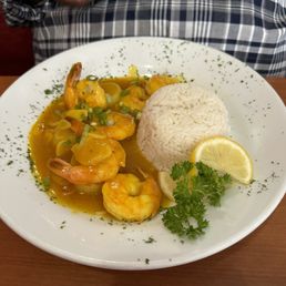 Shrimp and garlic sauce