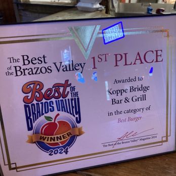 Koppe Bridge Bar & Grill - They speak the truth! - New American Near Me - College Station, Texas Koppe Bridge Bar & Grill - They speak the truth! - New American Near Me - College Station, Texas