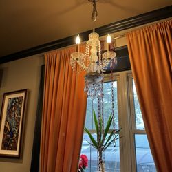 The Crystal Chandelier - One of the chandeliers.