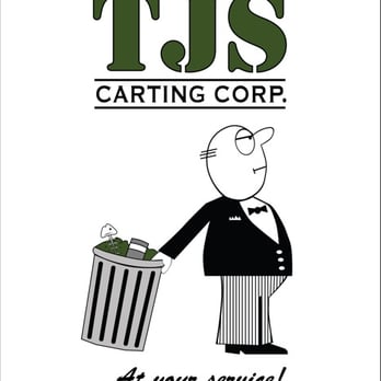 Tjs Carting Corp - a man holding a trash can - General Contractors Near Me Tjs Carting Corp - a man holding a trash can - General Contractors Near Me
