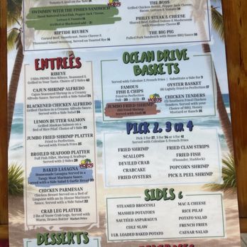 hoto's - Menu side 2 Aug 2026 - Desserts Near Me - North Myrtle Beach, South Carolina