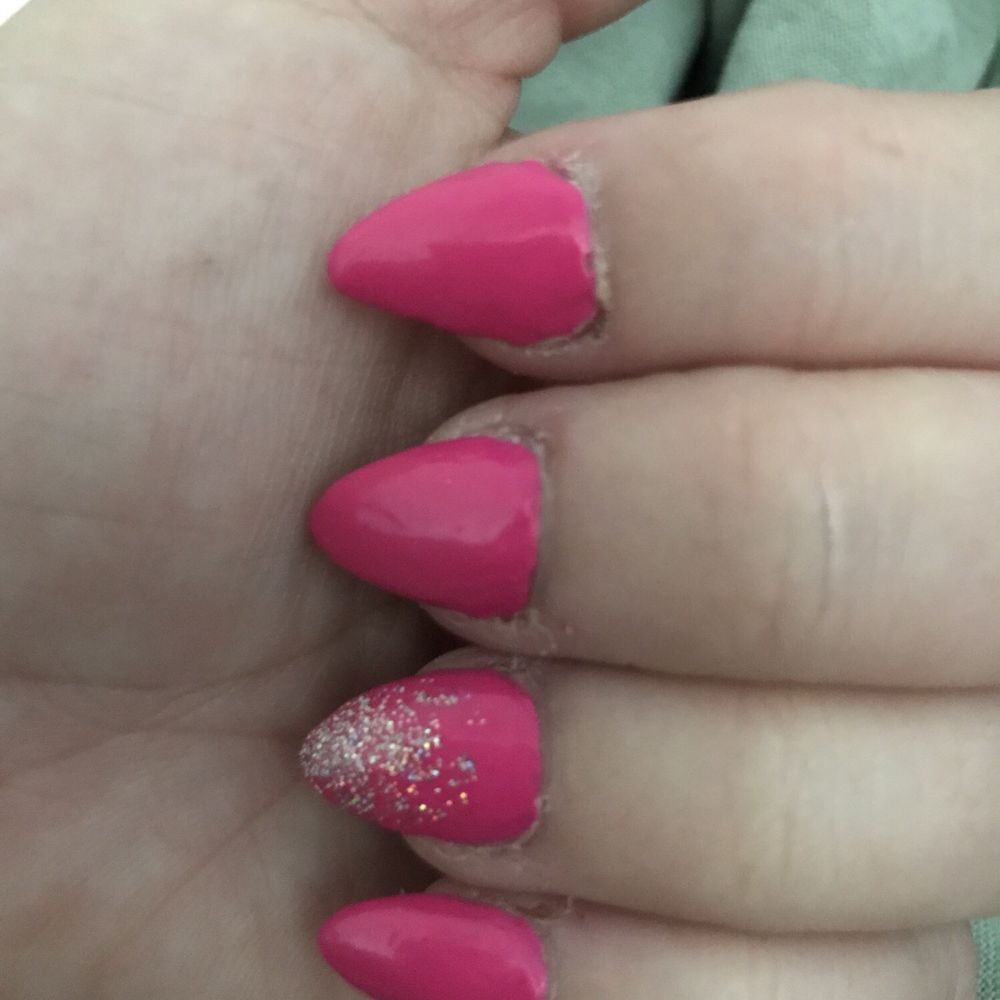Gallery Hair & Nails - Terrible paint job. Bumpy Nails and shaped uneven and not oval at all. - Hair Salons Near Me - Riverside, California Gallery Hair & Nails - Terrible paint job. Bumpy Nails and shaped uneven and not oval at all. - Hair Salons Near Me - Riverside, California