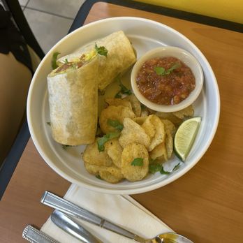 Sunshine & Pineapple - Burrito with pineapple salsa. - Breakfast & Brunch Near Me - Honolulu, Hawaii