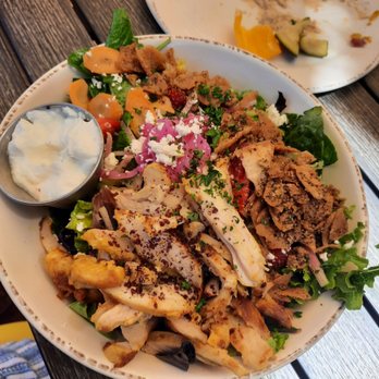 Spread Kitchen - Chicken shawarma and fatoush salad - Lebanese Near Me - Sonoma, California Spread Kitchen - Chicken shawarma and fatoush salad - Lebanese Near Me - Sonoma, California