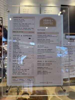 Menu photo 4 Verve Coffee Roasters Palo Alto, CA Menu photo 4 Verve Coffee Roasters Palo Alto, CA