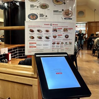 Curry Hyuga - Waitlist kiosk upon entry - Japanese Curry Near Me - Burlingame, California Curry Hyuga - Waitlist kiosk upon entry - Japanese Curry Near Me - Burlingame, California