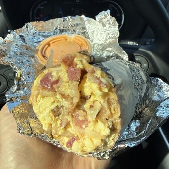 Sancho's Tacos - Bacon Breakfast Burrito - Mexican Near Me - Huntington Beach, California Sancho's Tacos - Bacon Breakfast Burrito - Mexican Near Me - Huntington Beach, California