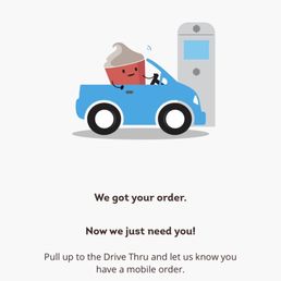 Drive thru mobile order!
