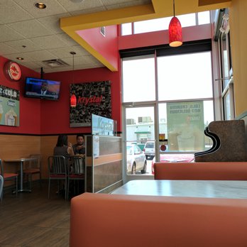 Krystal - Inside. View towards entrance. - Burgers Near Me - Marietta, Georgia