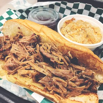 What's Smokin' - Pulled pork (pre sauce) and hashbrown casserole - Food Trucks Near Me - Atlantic Beach, Florida What's Smokin' - Pulled pork (pre sauce) and hashbrown casserole - Food Trucks Near Me - Atlantic Beach, Florida
