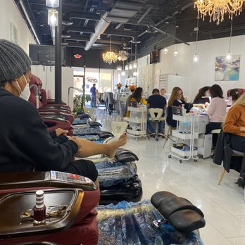 Modern Nails Lounge Spa - View from the back - Nail Salons Near Me - Austin, Texas
