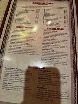 Menu photo 2 Zapatas Mexican Restaurant Charlotte, NC