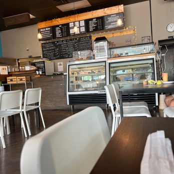 Mocco Bistro - POV of the counter and food display. - Greek Near Me - Charlotte, North Carolina