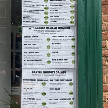 Battle Grounds Bakery & Coffee - Menu - Coffee & Tea Near Me - Harpers Ferry, West Virginia