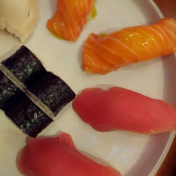 Aji Izakaya - Sushi - Chef selection - 6 pcs (lunch menu) - Ramen Near Me - Rosenberg, Texas Aji Izakaya - Sushi - Chef selection - 6 pcs (lunch menu) - Ramen Near Me - Rosenberg, Texas