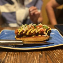 The Purple Pig - Chicago style hot dog
