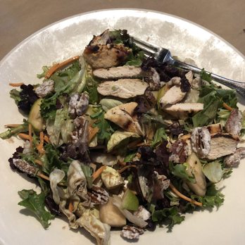 Bemo's - Special salad (pears, candied pecans, maple vinaigrette) topped with chicken - American Near Me - Cottleville, Missouri