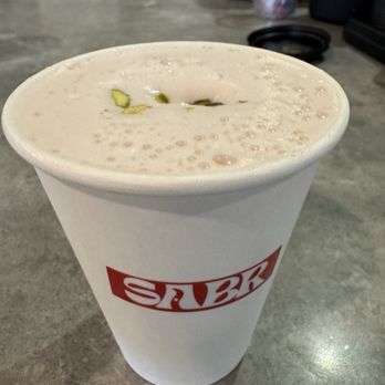 Sabr Coffee House - Kashmiri chai - $6 - Coffee & Tea Near Me - Lake Forest, California Sabr Coffee House - Kashmiri chai - $6 - Coffee & Tea Near Me - Lake Forest, California